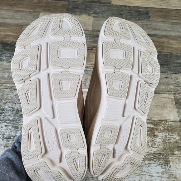 Hoka One One Bondi 9 Mens Shoes Sz 11 D Running Oatmeal Lace Up Low Top Sneakers - Picture 10 of 12